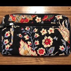 Vera Bradley Versailles Print Zip Around Wallet